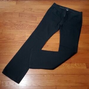 Ann Taylor Size 6 LOFT Jeans Black 5 Pocket Modern Boot Cut Cotton Stretch Denim